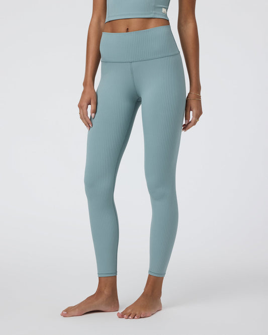 Women Vuori Inversion Rib Legging Mist