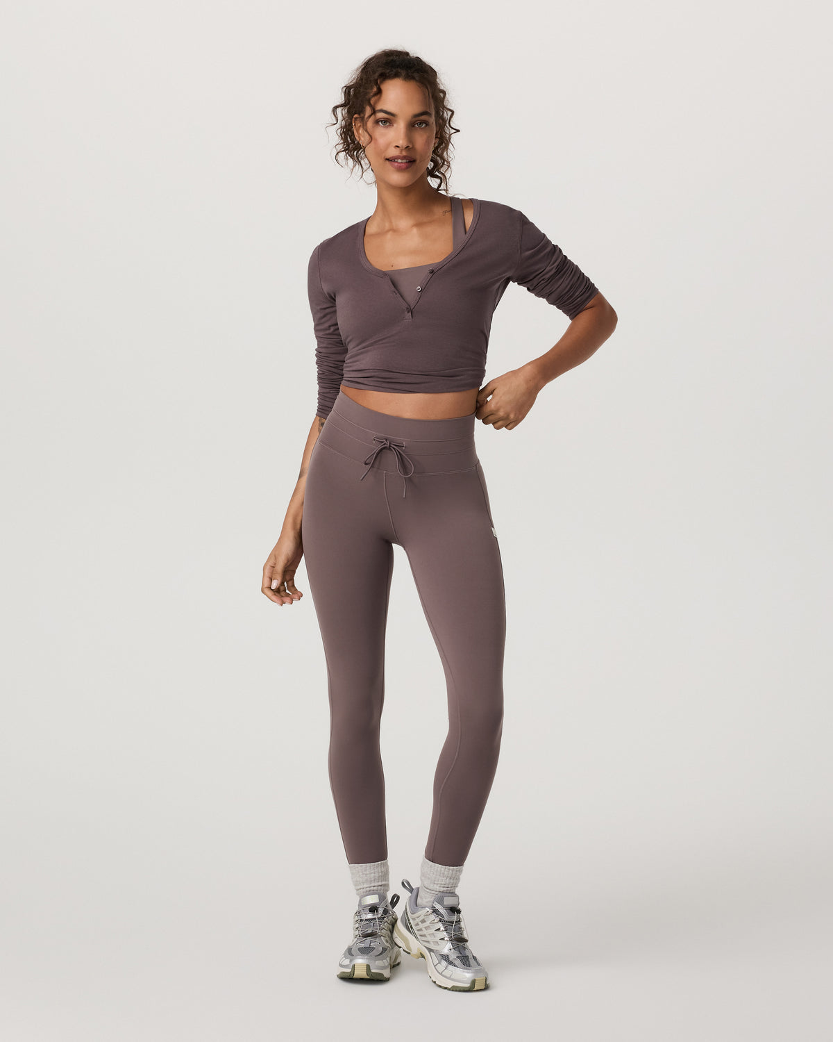 Women Vuori Women's Daily Form Legging - Long Huckleberry