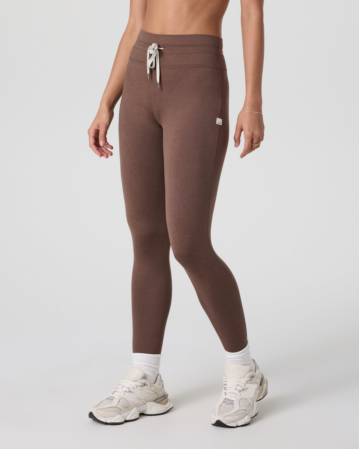 Women Vuori Halo Vintage Legging Chocolate Milk Heather