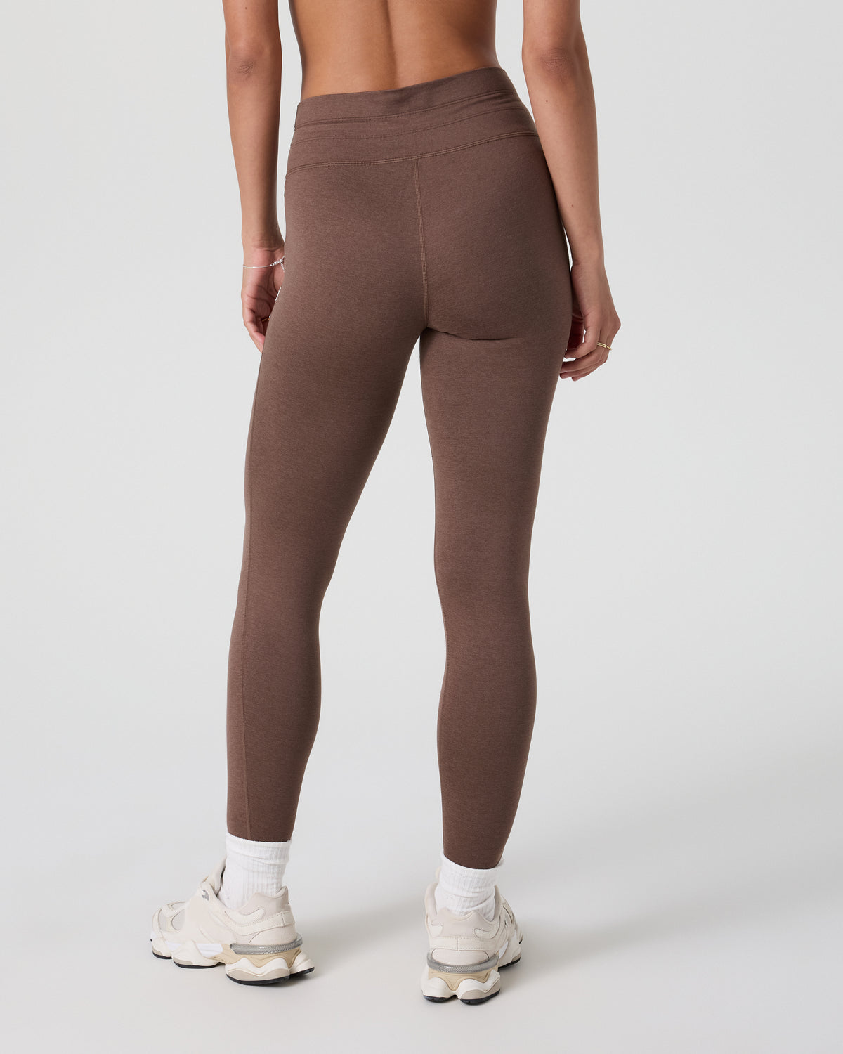Women Vuori Halo Vintage Legging Chocolate Milk Heather