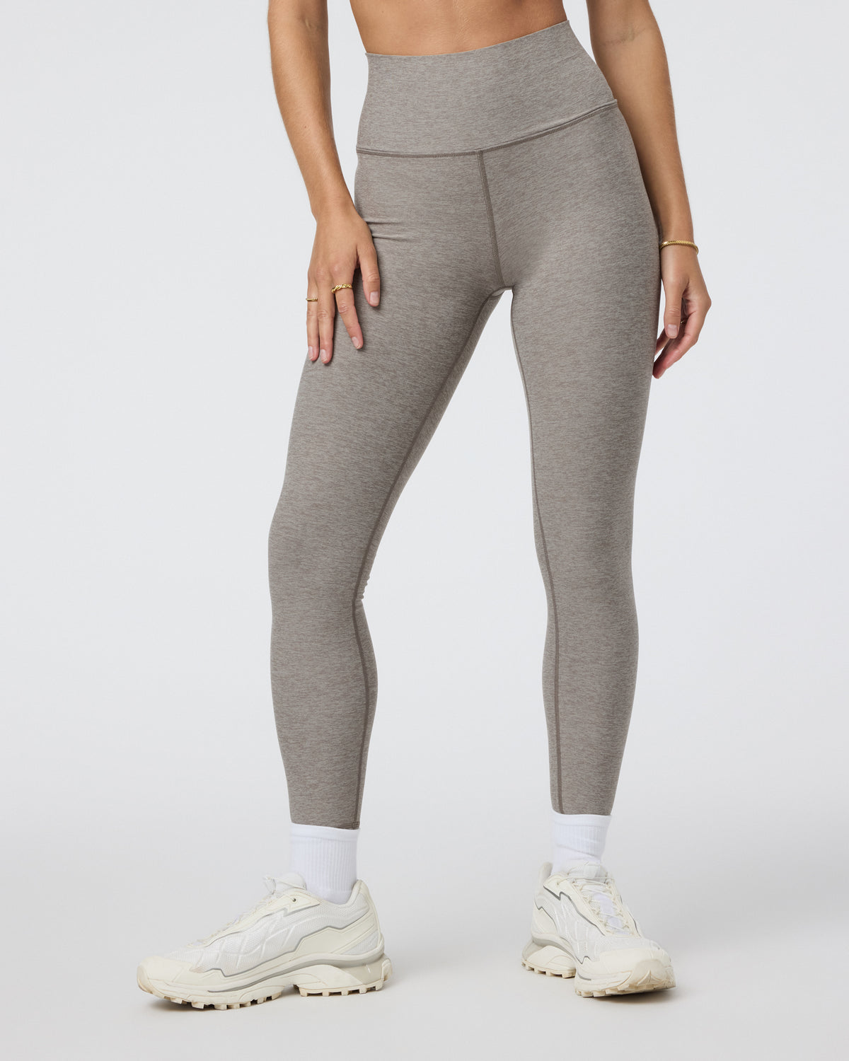 Women Vuori Clean Elevation Legging Cobblestone Heather