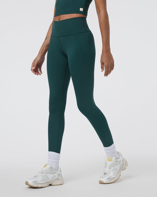 Women Vuori Inversion Rib Legging Moss