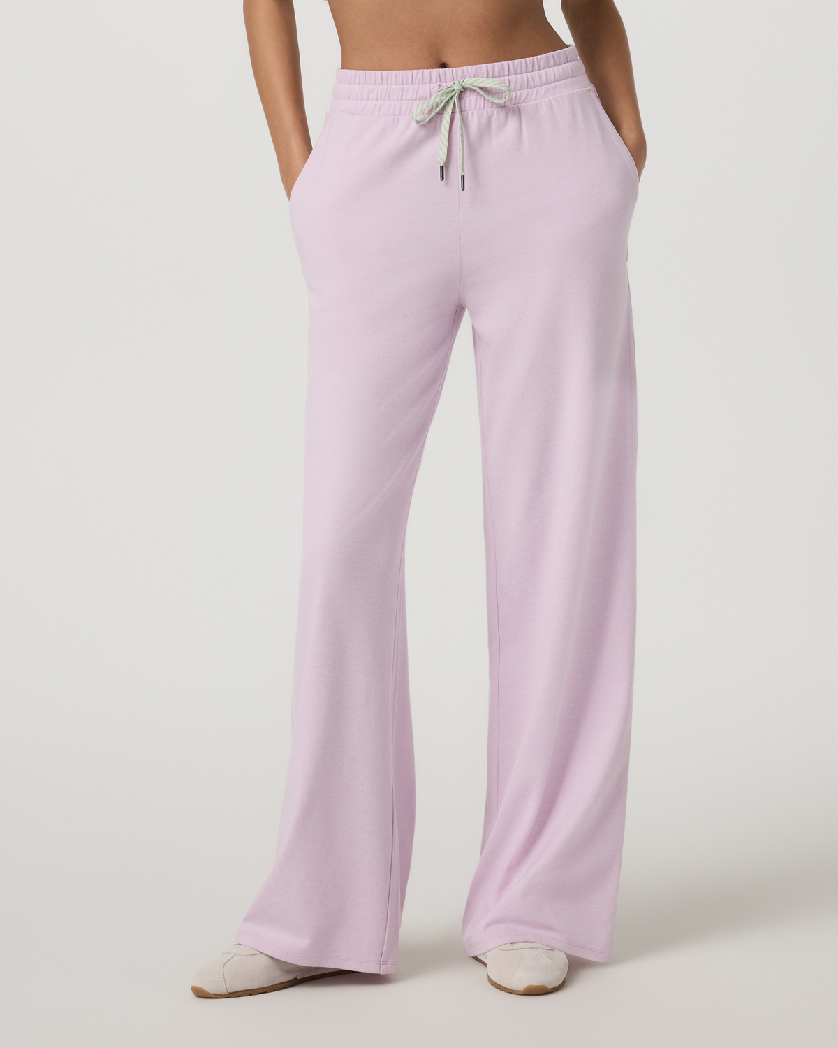 Women|New Vuori Halo Essential Wideleg Women's Lilac Breeze Heather Pants