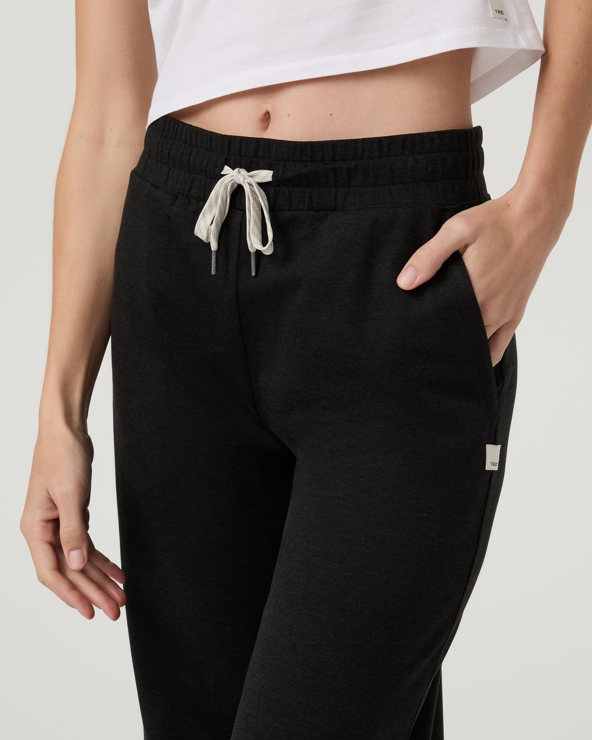 Women Vuori Halo Essential Wideleg - Short Black Heather