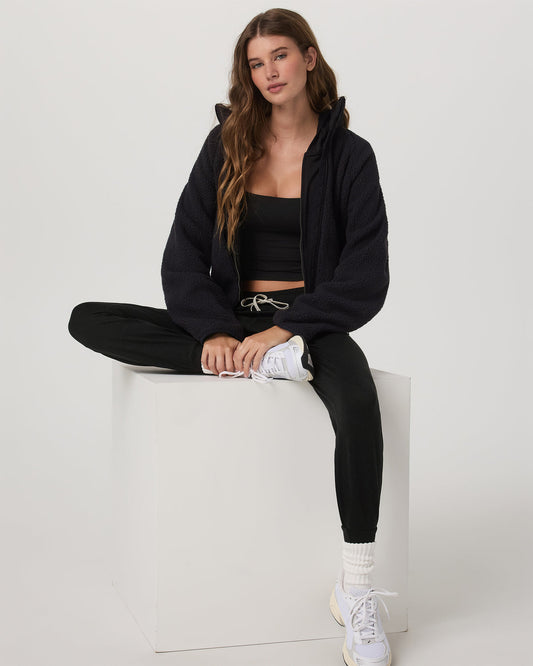 Women Vuori Performance Jogger - Long Black Heather Long Joggers