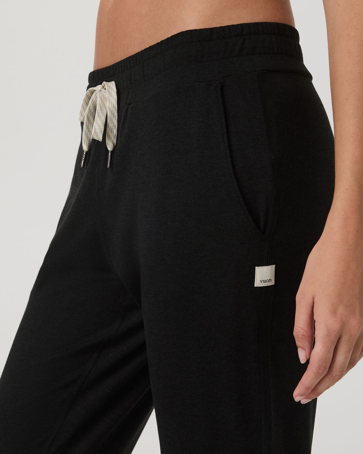 Women Vuori Performance Jogger - Long Black Heather Long Joggers