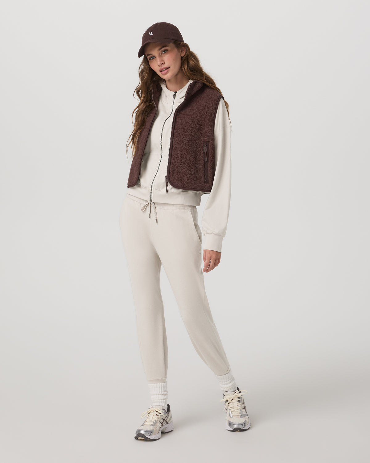 Women Vuori Performance Jogger Ecru Heather Joggers