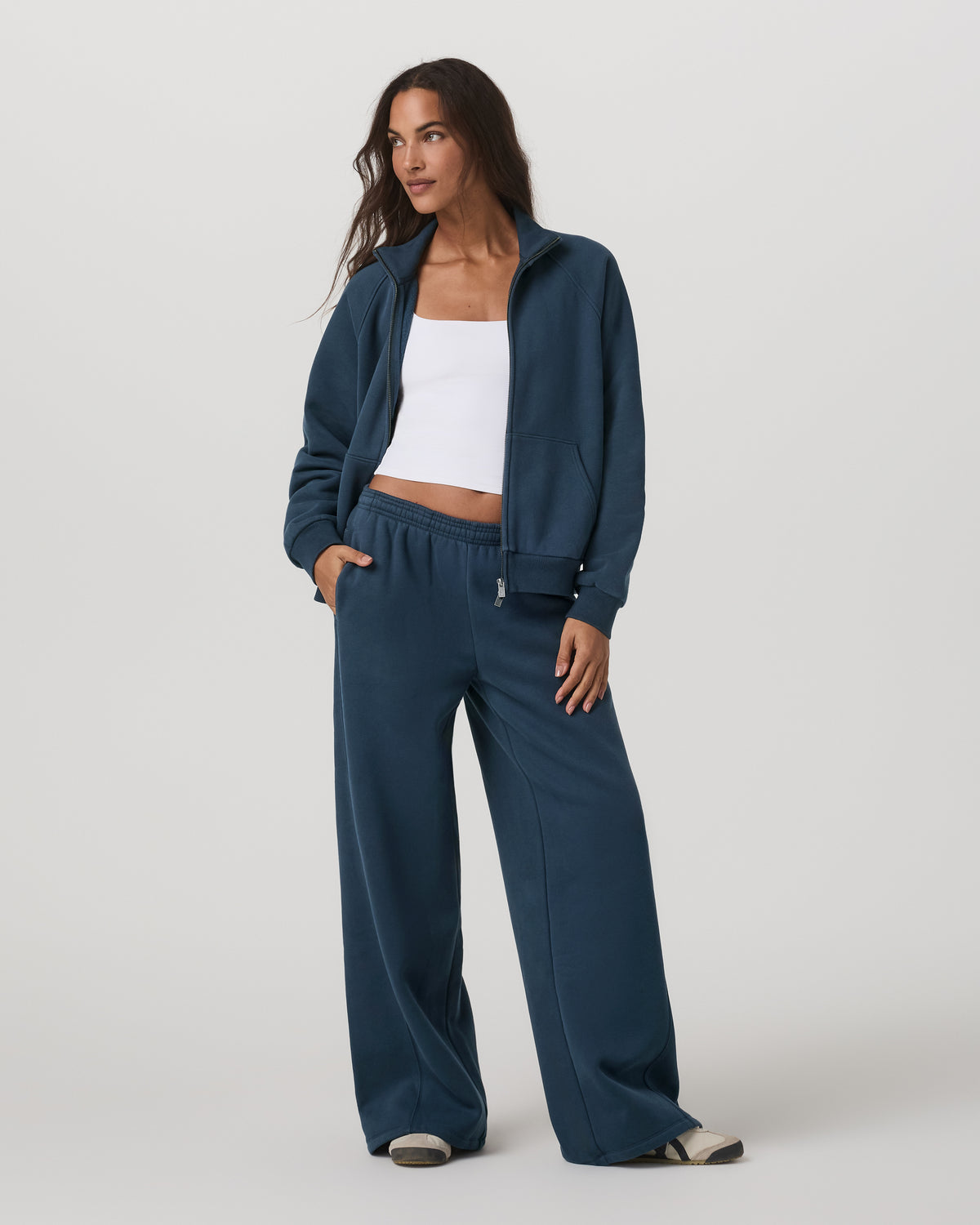 Women|New Vuori Restore Ultra Wideleg Sweatpant Women's Ocean Blue Pants