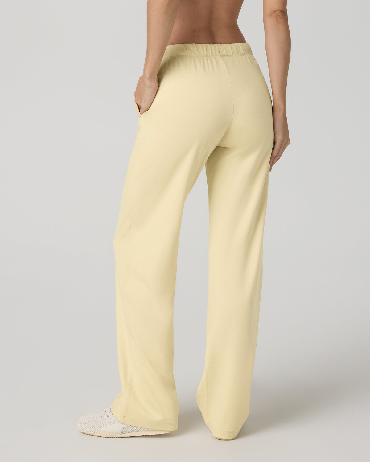 Women|New Vuori Women's Halo Modern Straight Leg Pant Lemon Snap Heather