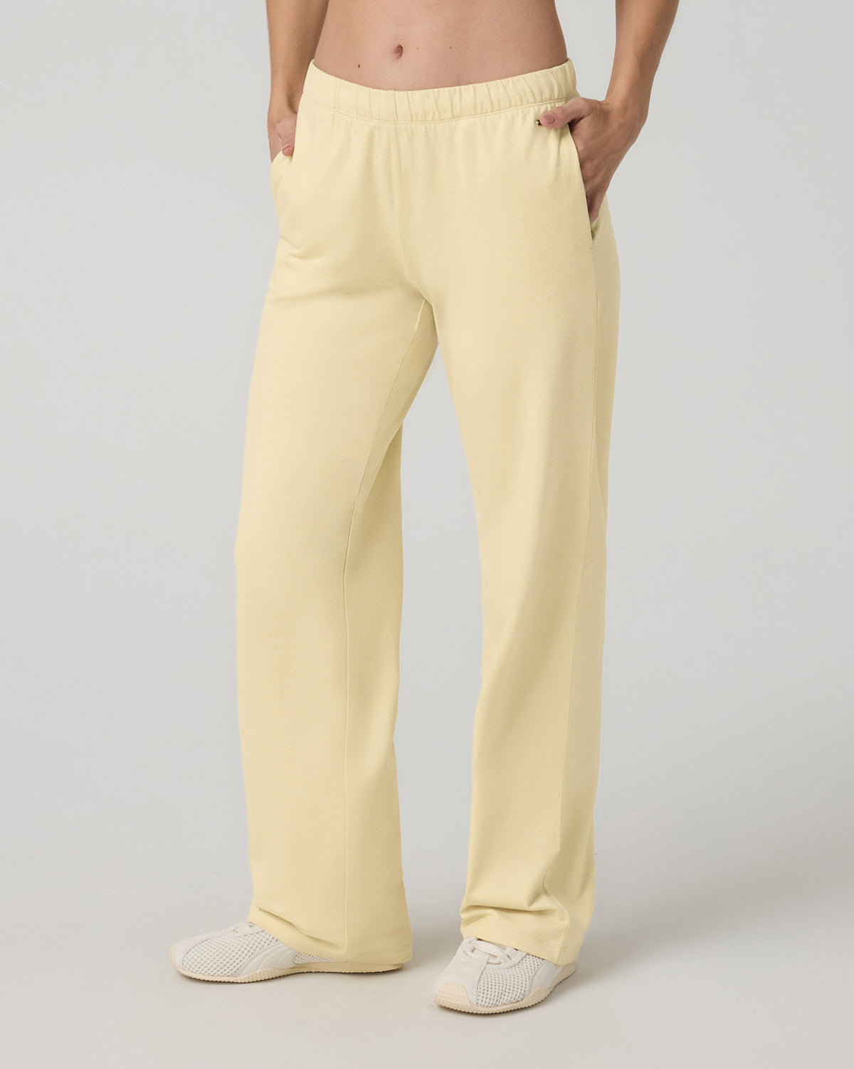 Women|New Vuori Women's Halo Modern Straight Leg Pant Lemon Snap Heather