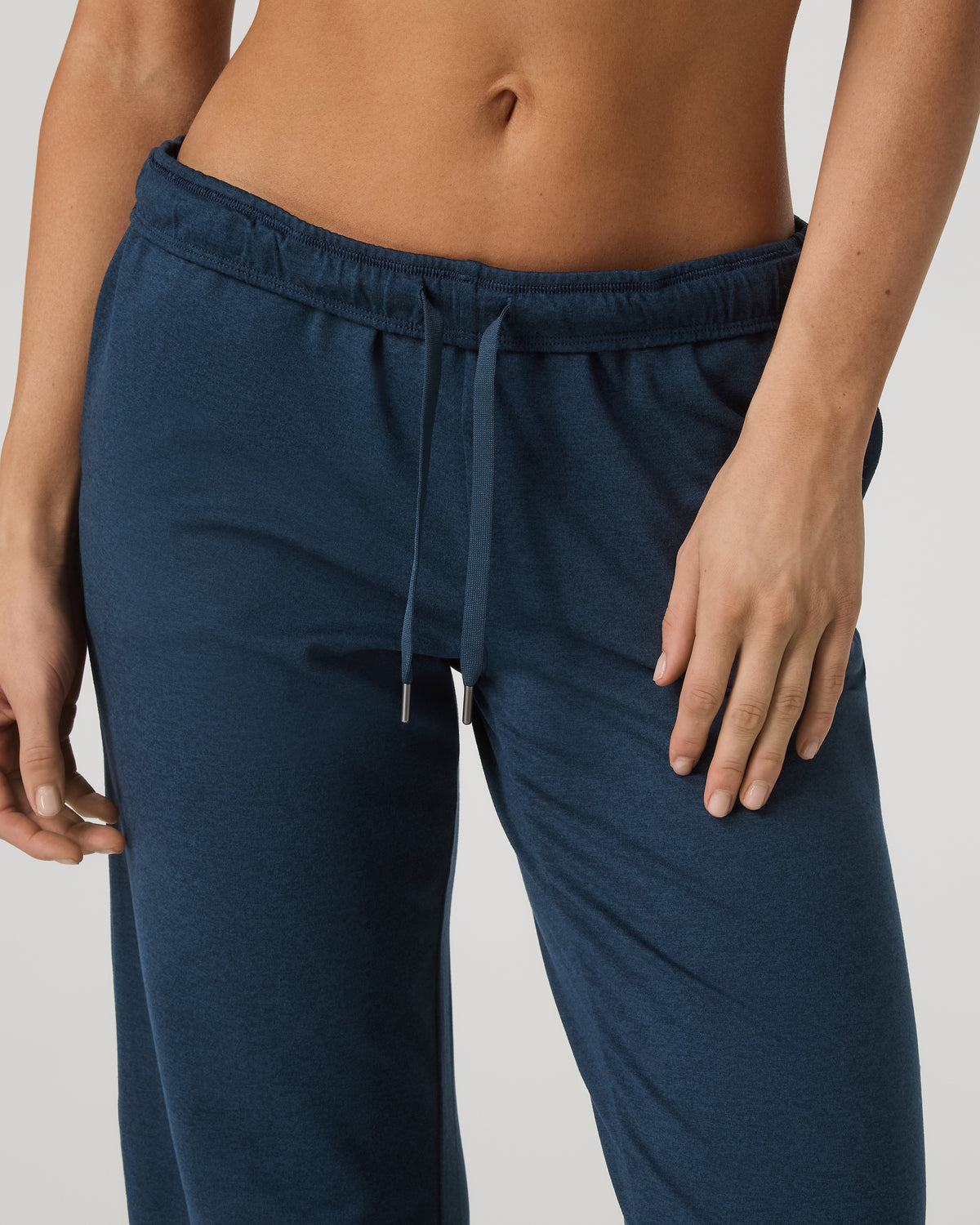 Women|New Vuori Halo Modern Straight Leg Pant - Long Blue Coast Heather