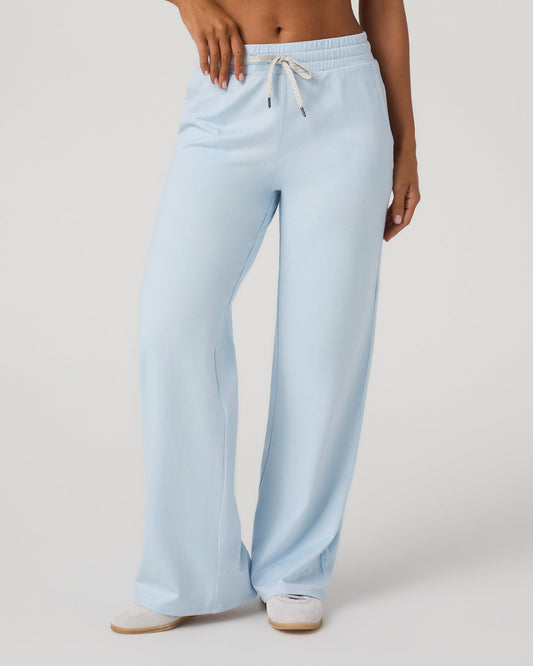 Women|New Vuori Halo Essential Wideleg - Short Soft Sky Heather Pants