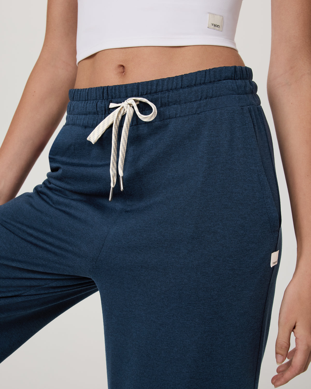 Women Vuori Halo Wideleg - Long Women's Blue Coast Heather Pants
