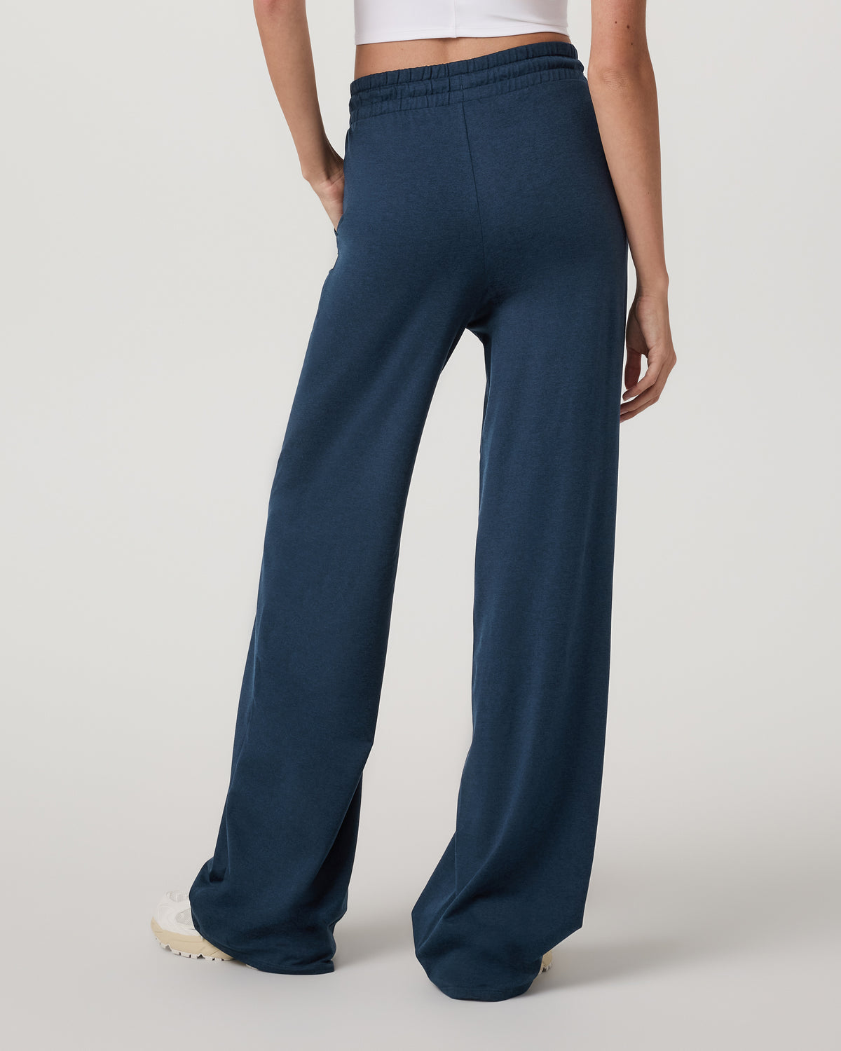 Women Vuori Halo Wideleg - Long Women's Blue Coast Heather Pants
