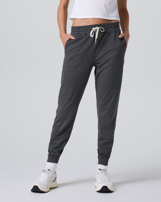 Women Vuori Performance Jogger - Long Charcoal Grey Sweatpants