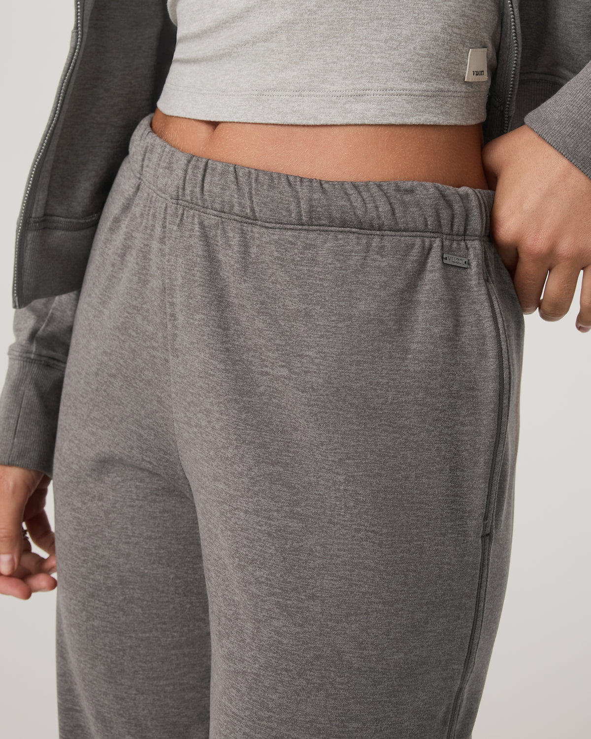 Women Vuori Halo Modern Sweatpant Women's Chia Heather Pants