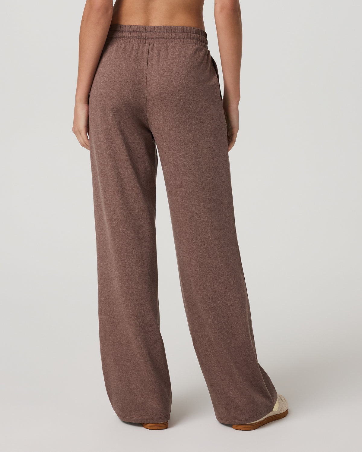 Women Vuori Halo Essential Wideleg - Long Women's Sable Heather Pants