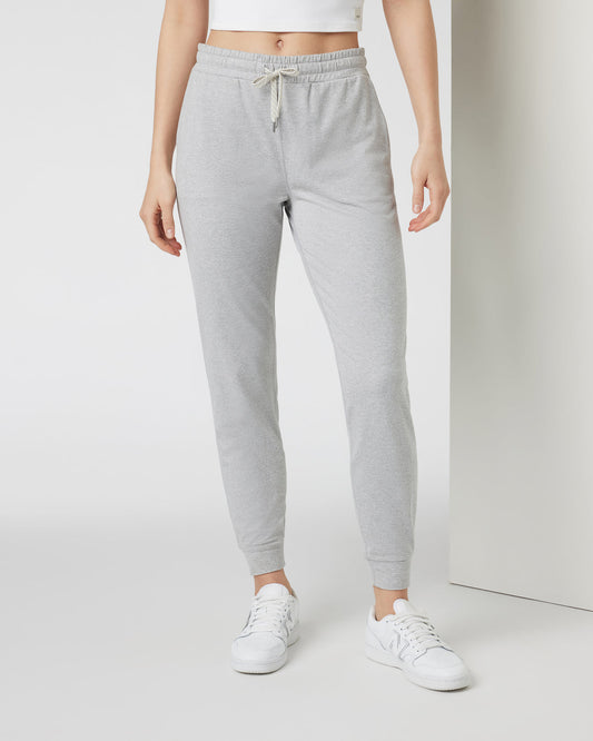 Women Vuori Performance Jogger - Long Tall Pale Grey Joggers