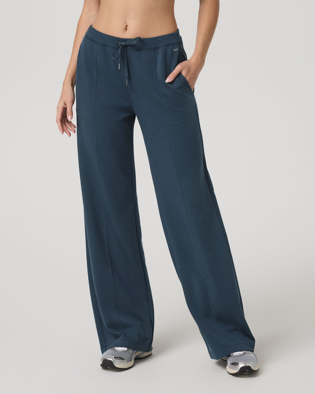 Women Vuori Compose Wideleg Pant Women's Ocean Blue Relaxed Pants