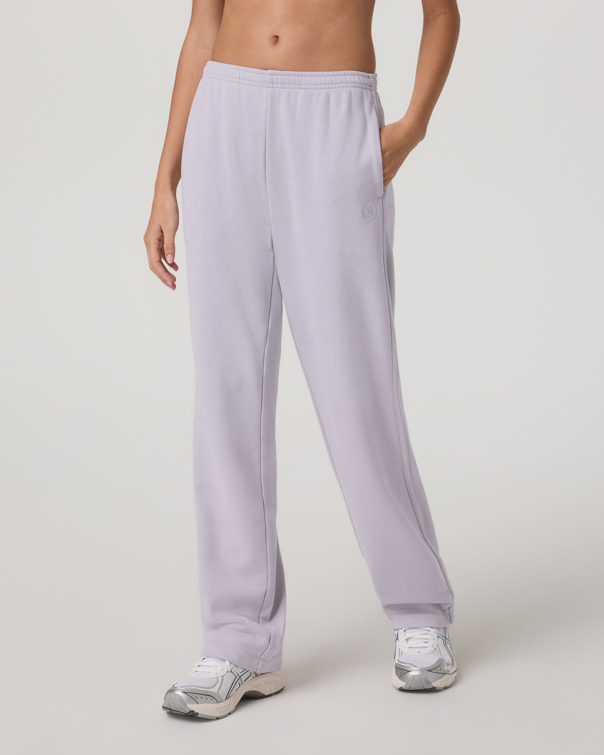 Women Vuori Women's Sedona Straight Leg Sweatpant Lavender Ice