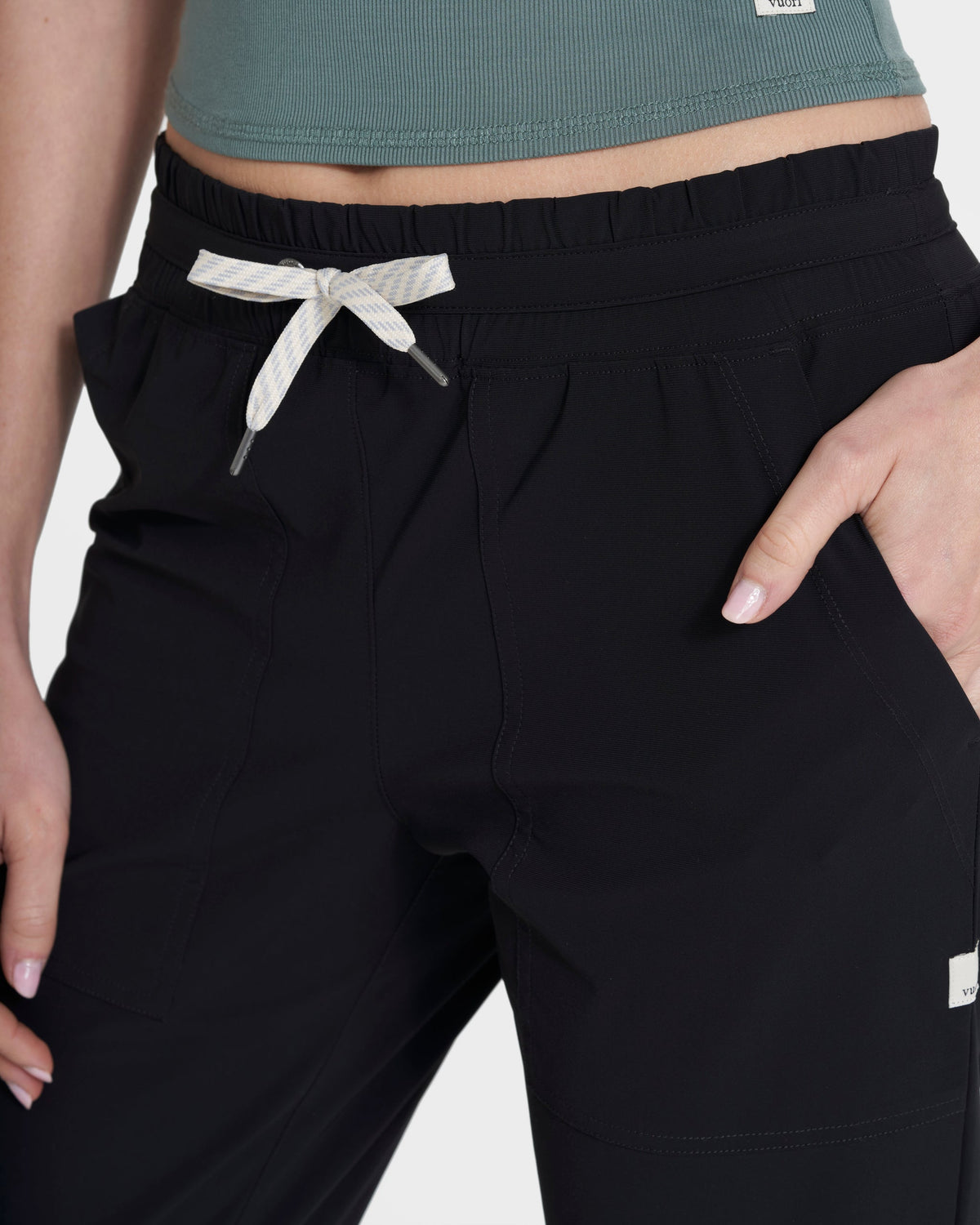 Women Vuori Miles Jogger Women's Lightweight Black Pants