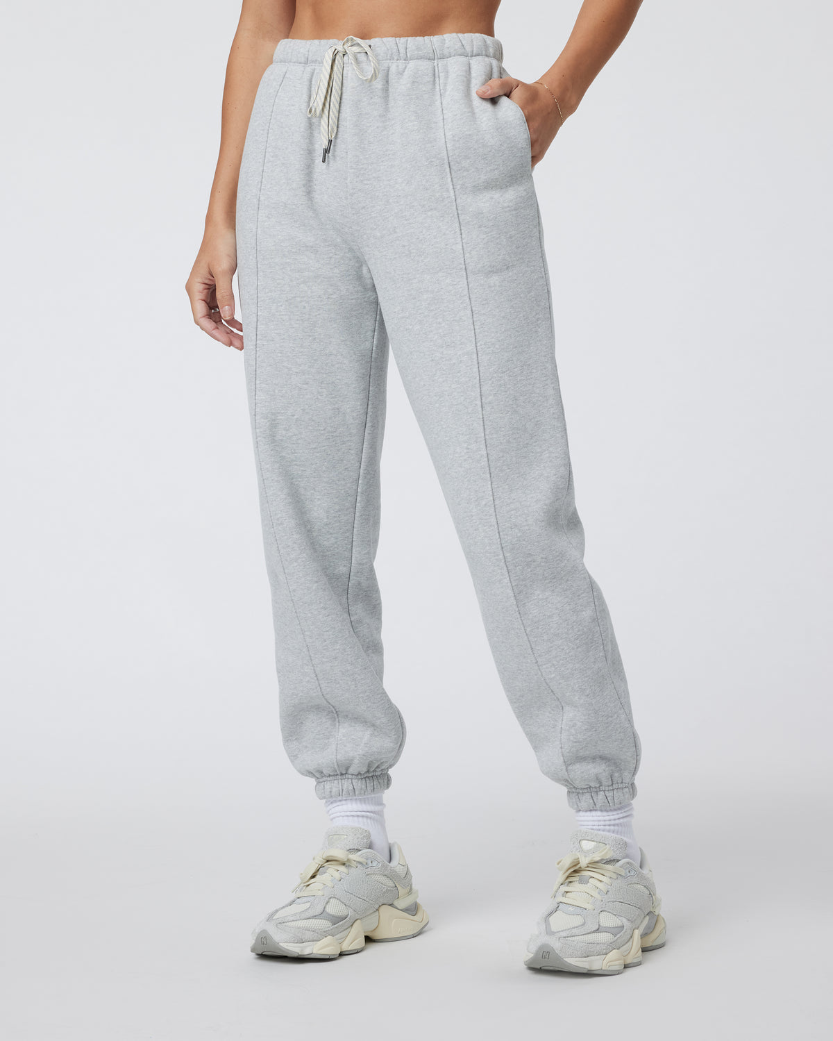 Women Vuori Restore Sweatpant Light Heather Grey Sweatpants