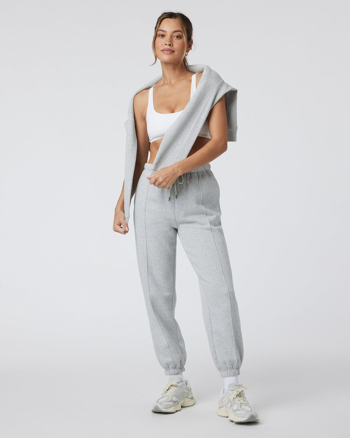 Women Vuori Restore Sweatpant Light Heather Grey Sweatpants