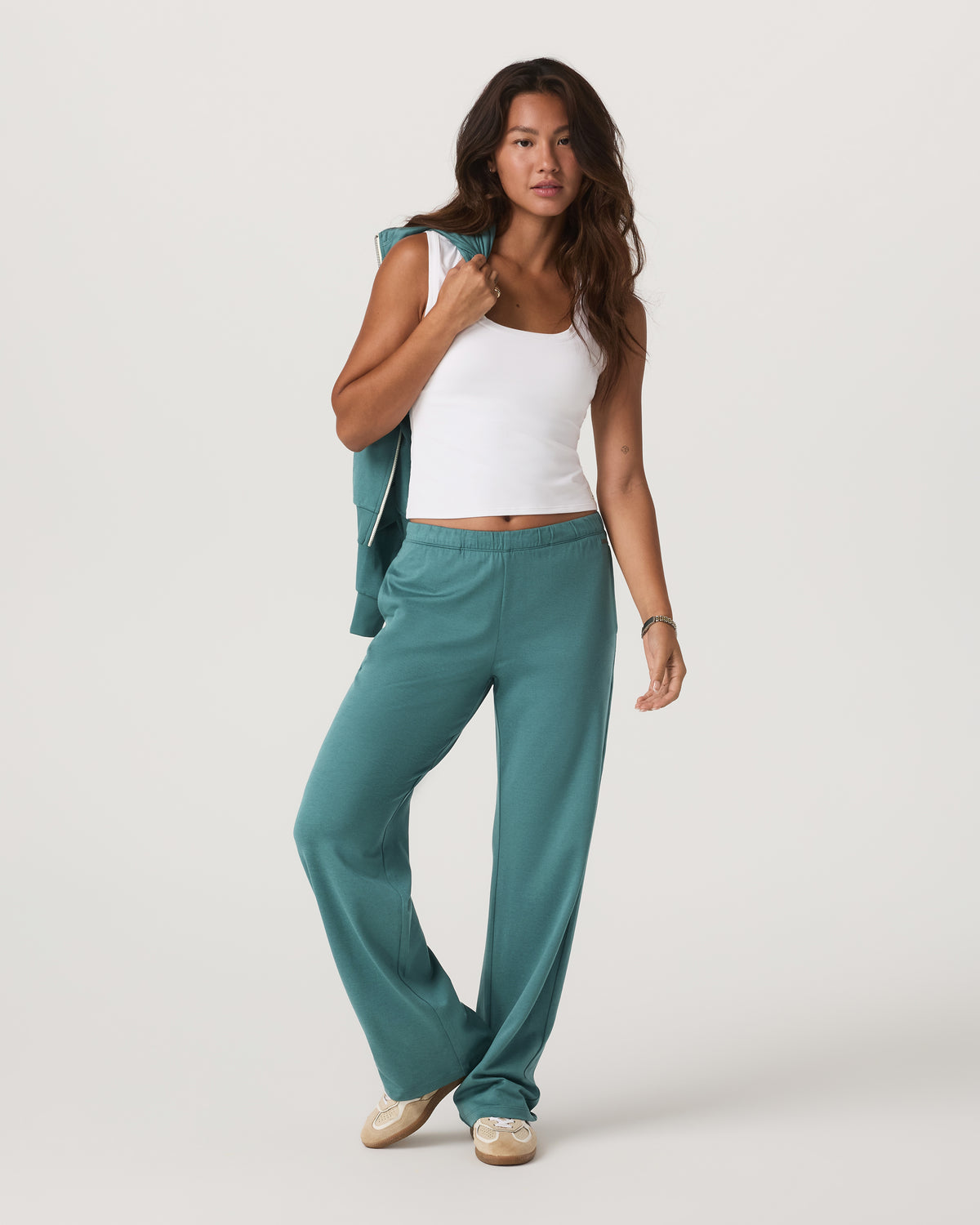 Women Vuori Halo Straight Leg Pant Women's Bluegrass Heather Pants
