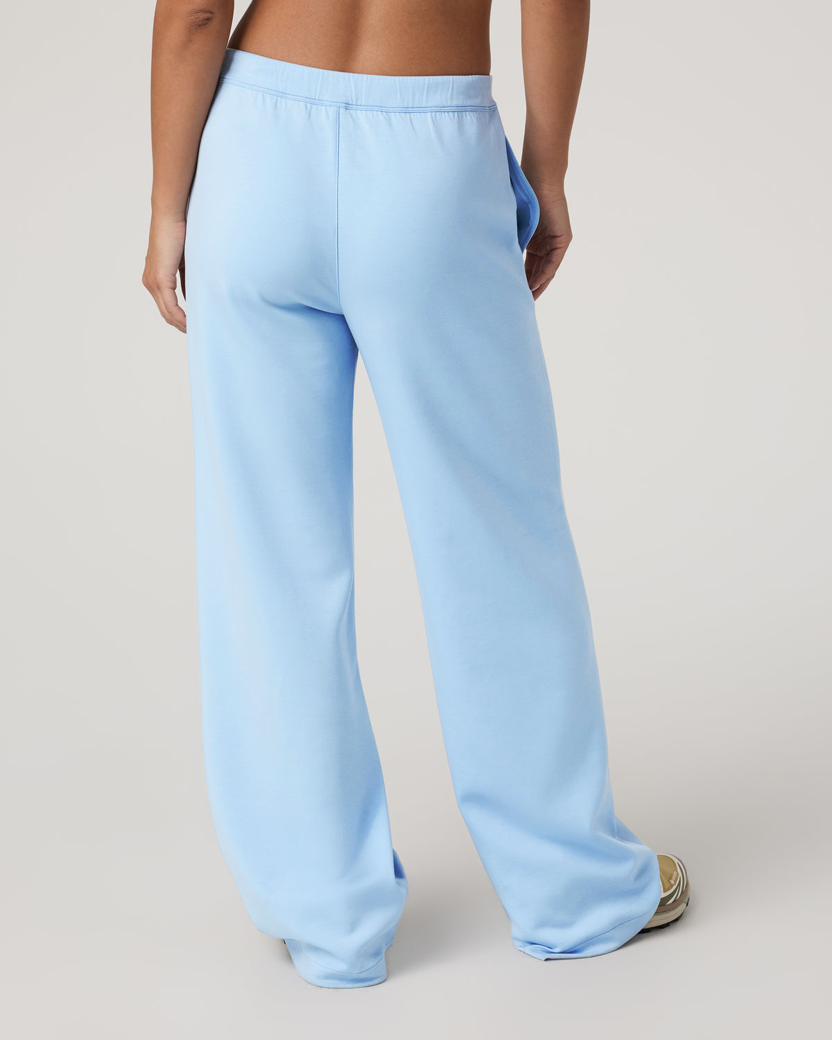 Women Vuori Compose Wideleg Pant Crystal Blue Mid-High Rise Pants