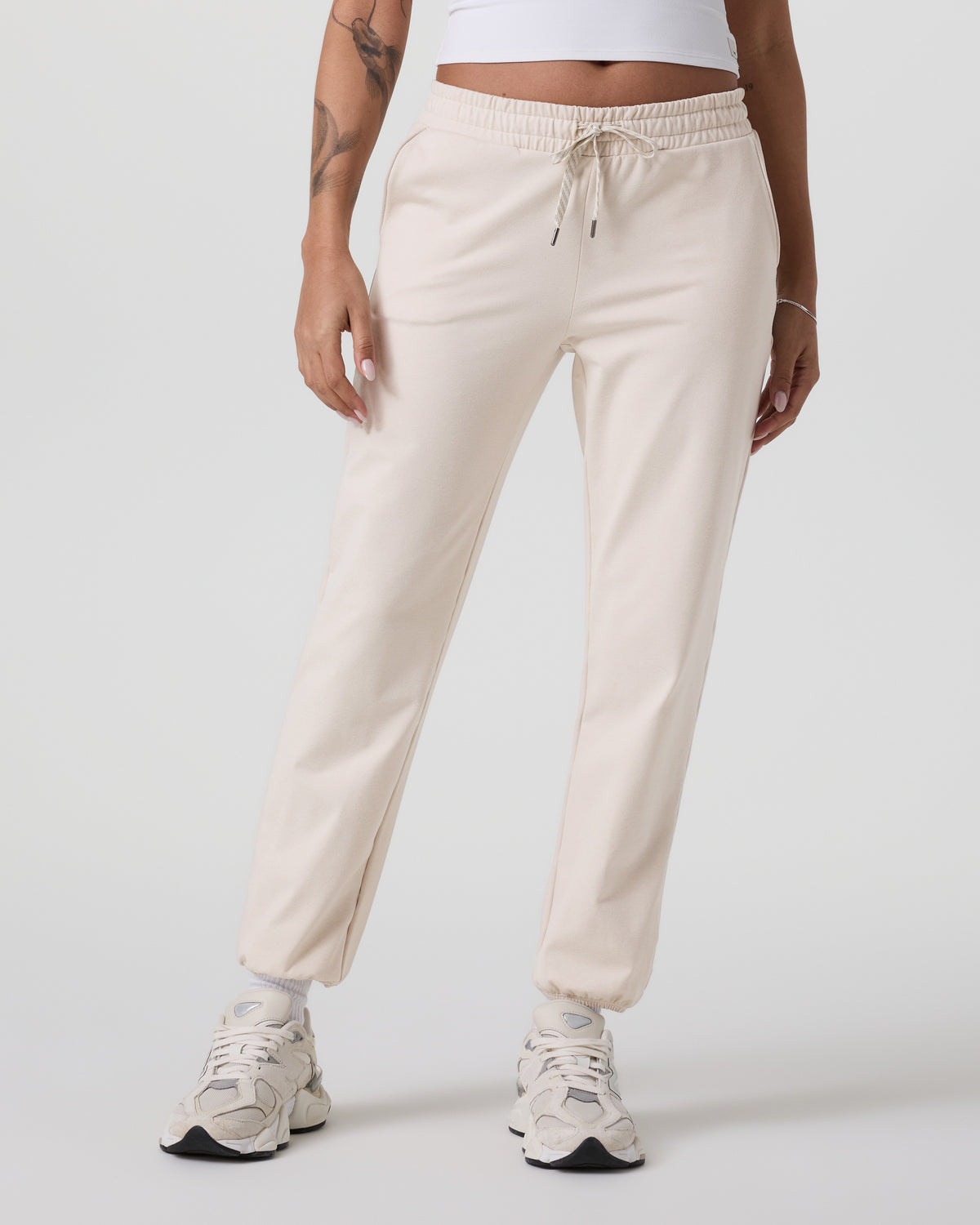 Women Vuori Granite Performance Jogger Milkweed Heather