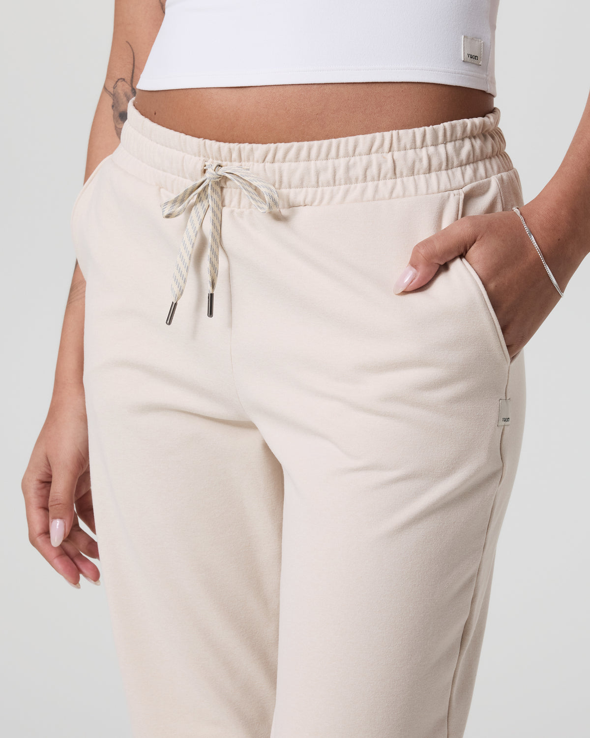 Women Vuori Granite Performance Jogger Milkweed Heather