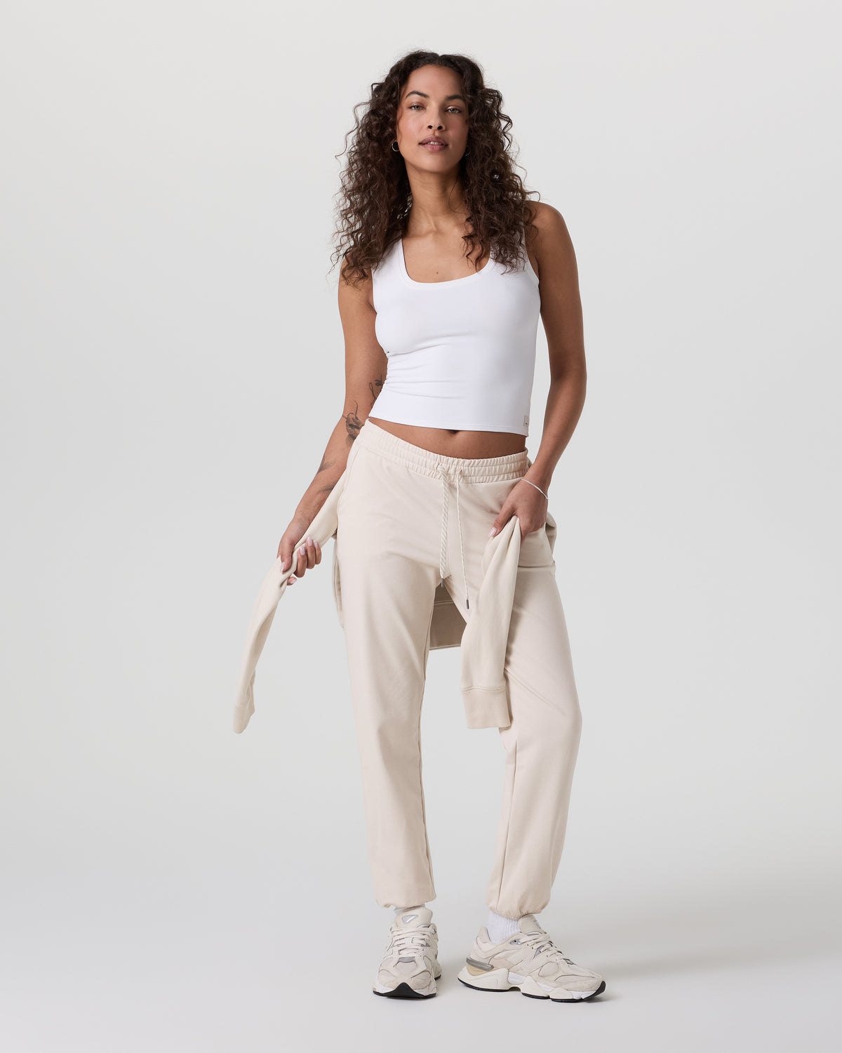 Women Vuori Granite Performance Jogger Milkweed Heather