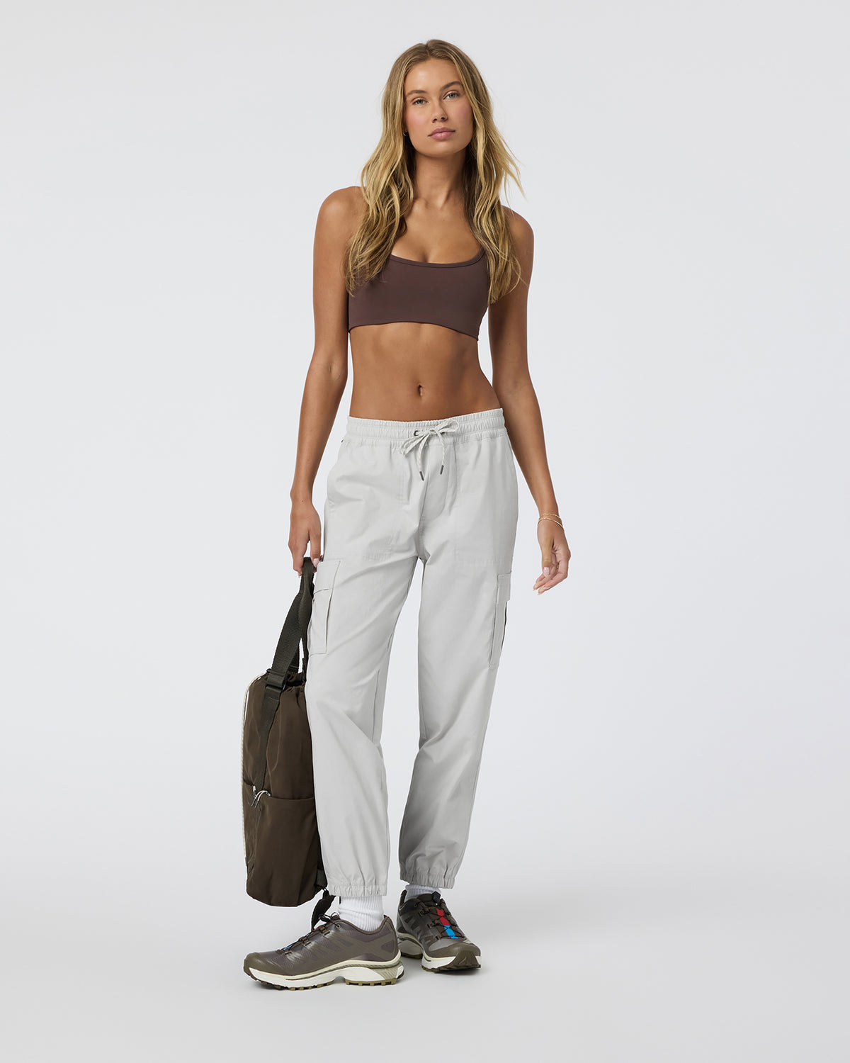 Women Vuori Birch Jogger Women's Silver Cloud Utility Joggers