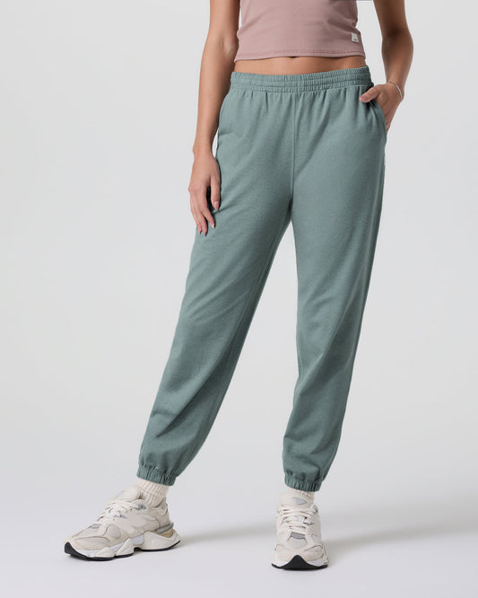 Women Vuori Boyfriend Sweatpant Vintage Pistachio Heather