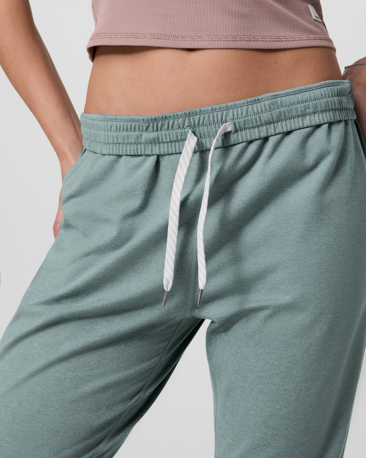 Women Vuori Boyfriend Sweatpant Vintage Pistachio Heather