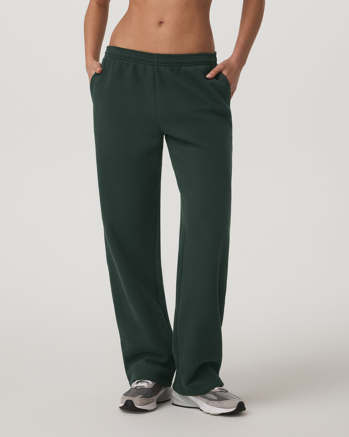 Women Vuori Restore Straight Leg Sweatpant Women's Evergreen Pants
