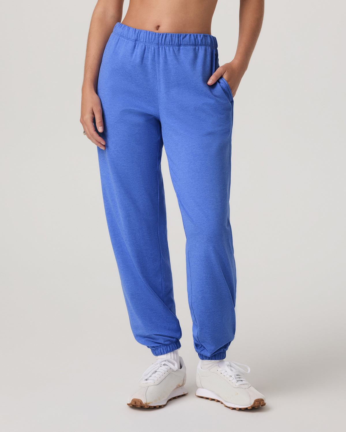 Women Vuori Halo Modern Sweatpant Women's Bright Iris Heather Pants