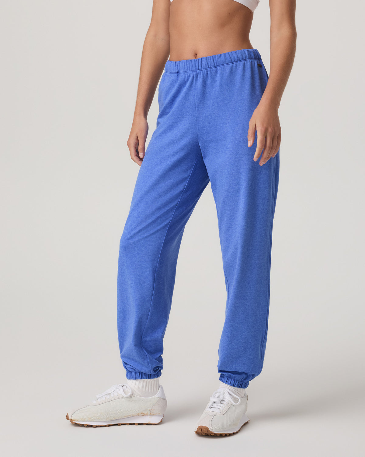 Women Vuori Halo Modern Sweatpant Women's Bright Iris Heather Pants
