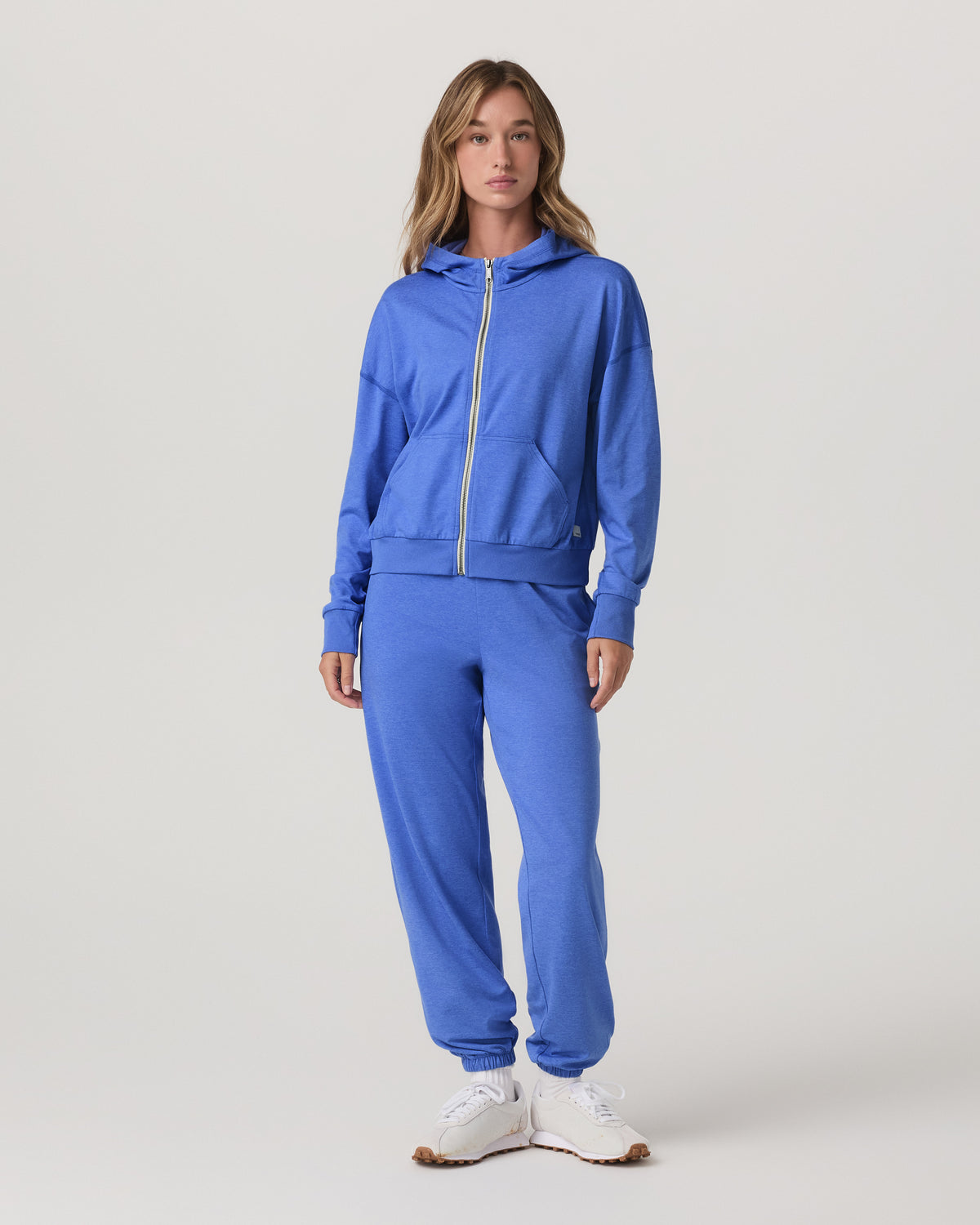 Women Vuori Halo Modern Sweatpant Women's Bright Iris Heather Pants