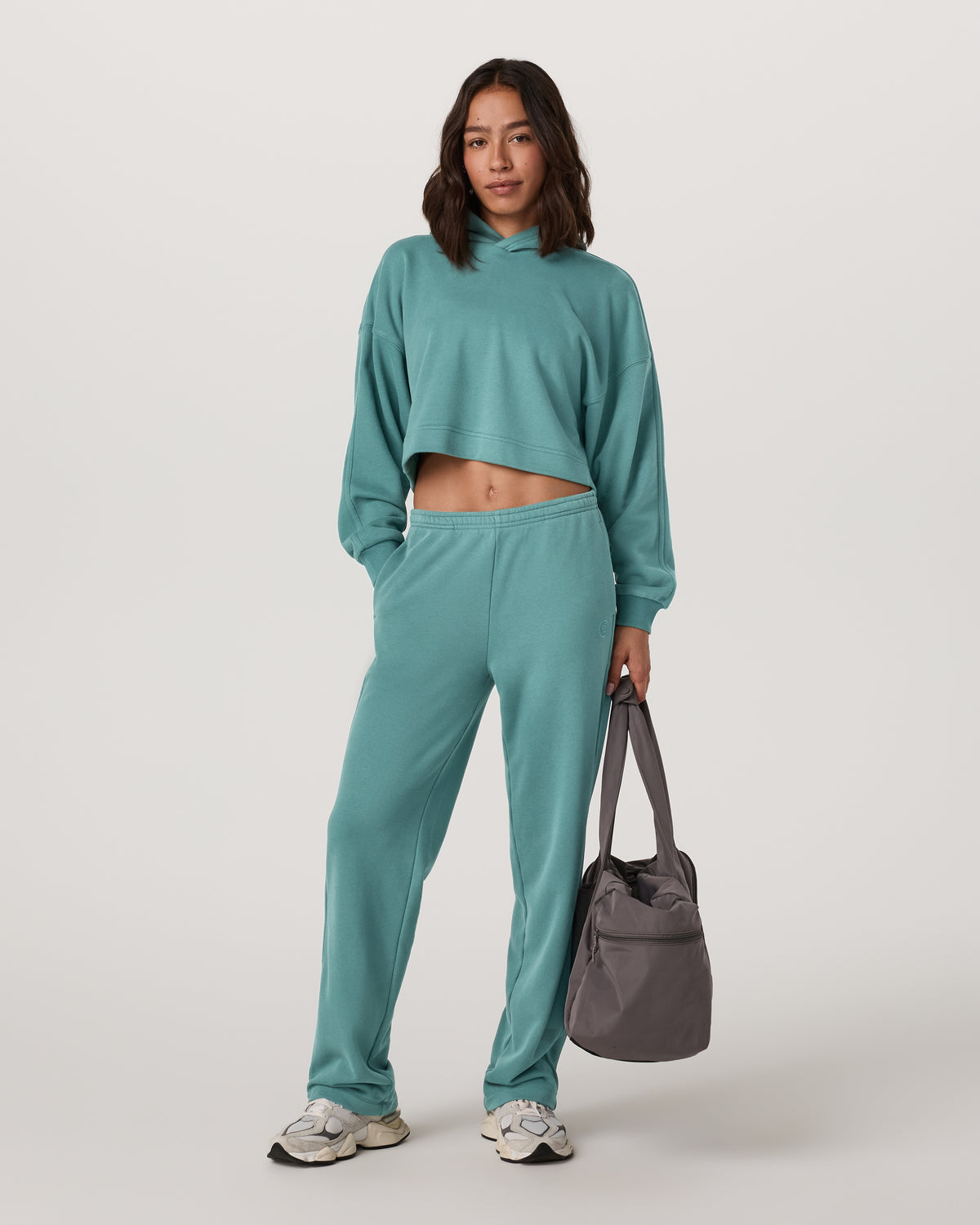 Women Vuori Women's Sedona Straight Leg Sweatpant - Short Bluegrass