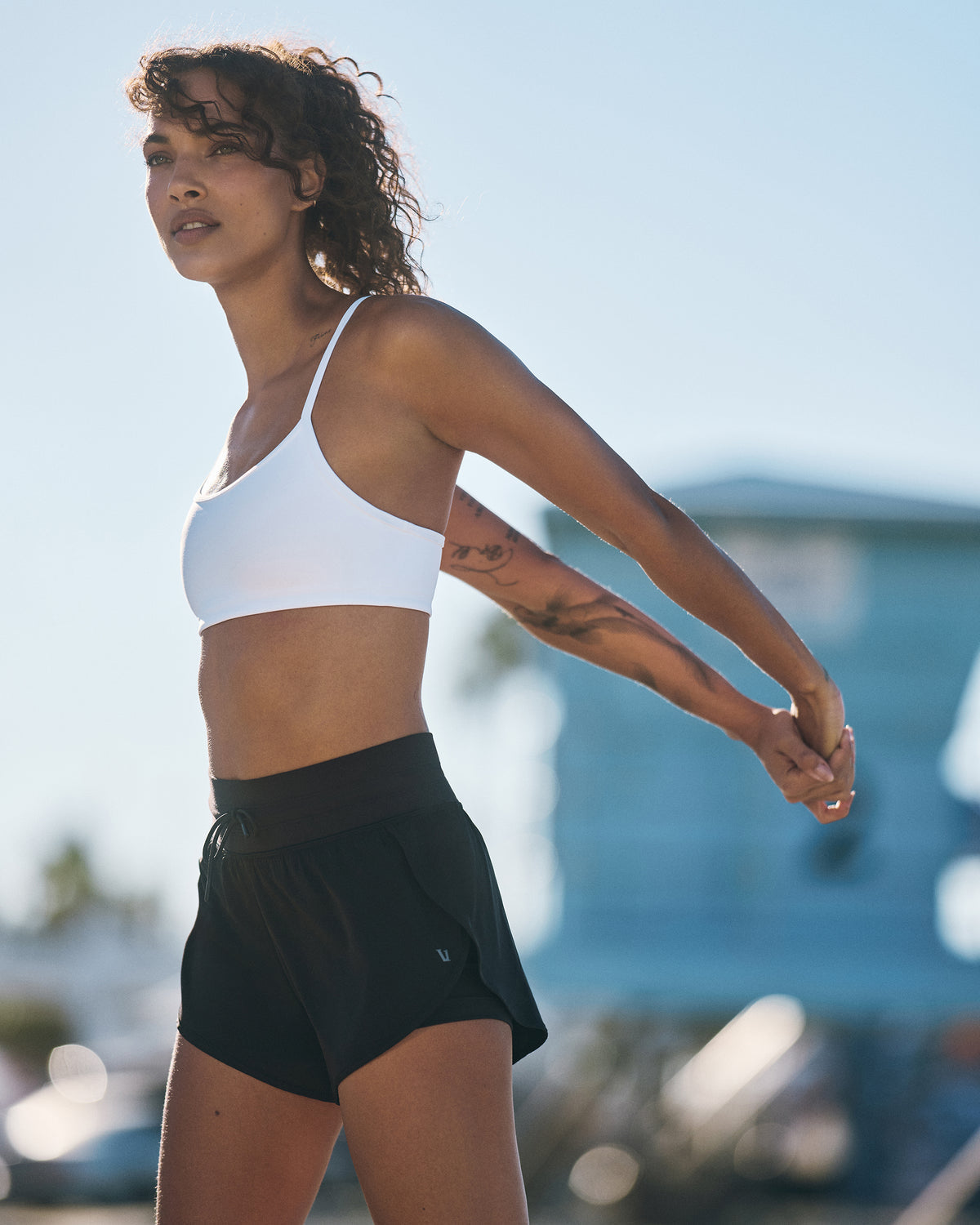 Women Vuori Daily Speed Short 2.5" Women's Black Fitness Shorts