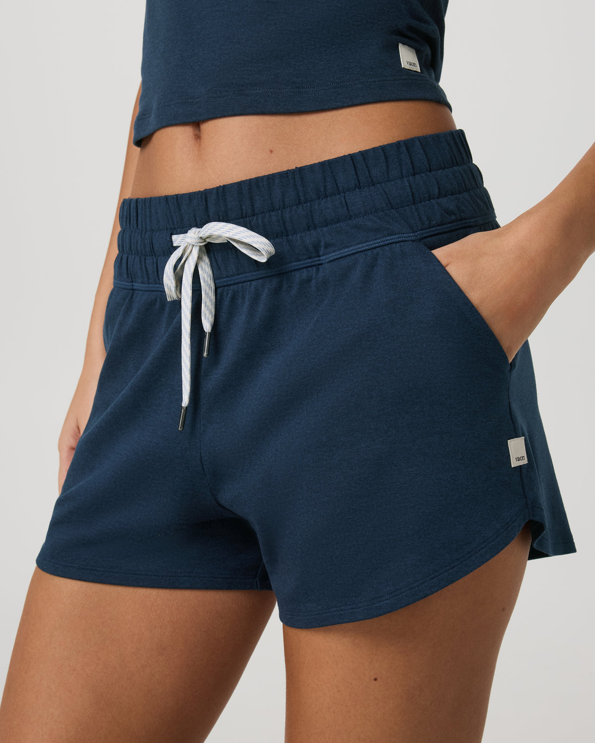 Women|New Vuori Women's Halo Performance Short 2.0 Blue Coast Heather