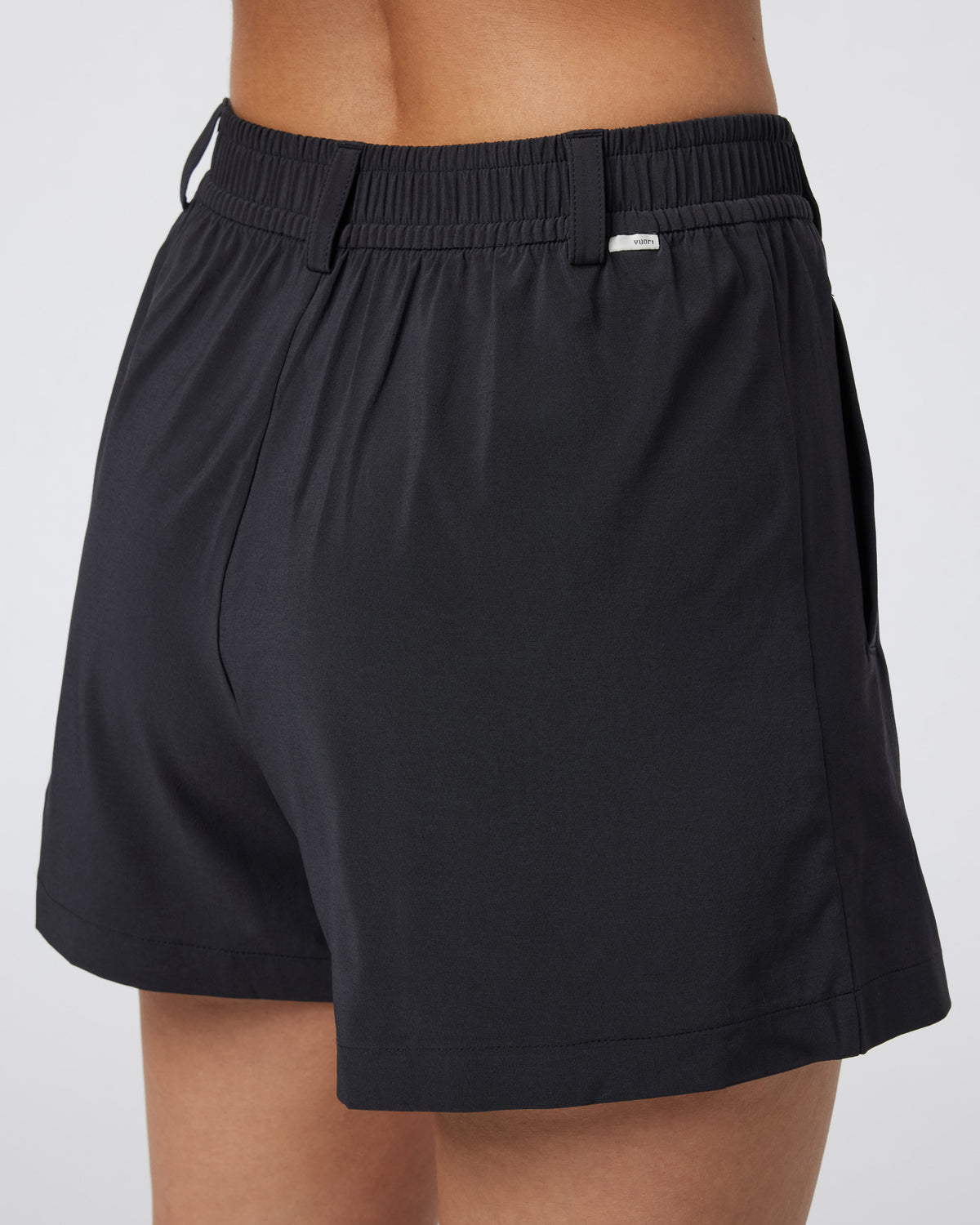 Women Vuori Villa Trouser Shorts Women's Black Pleated Shorts