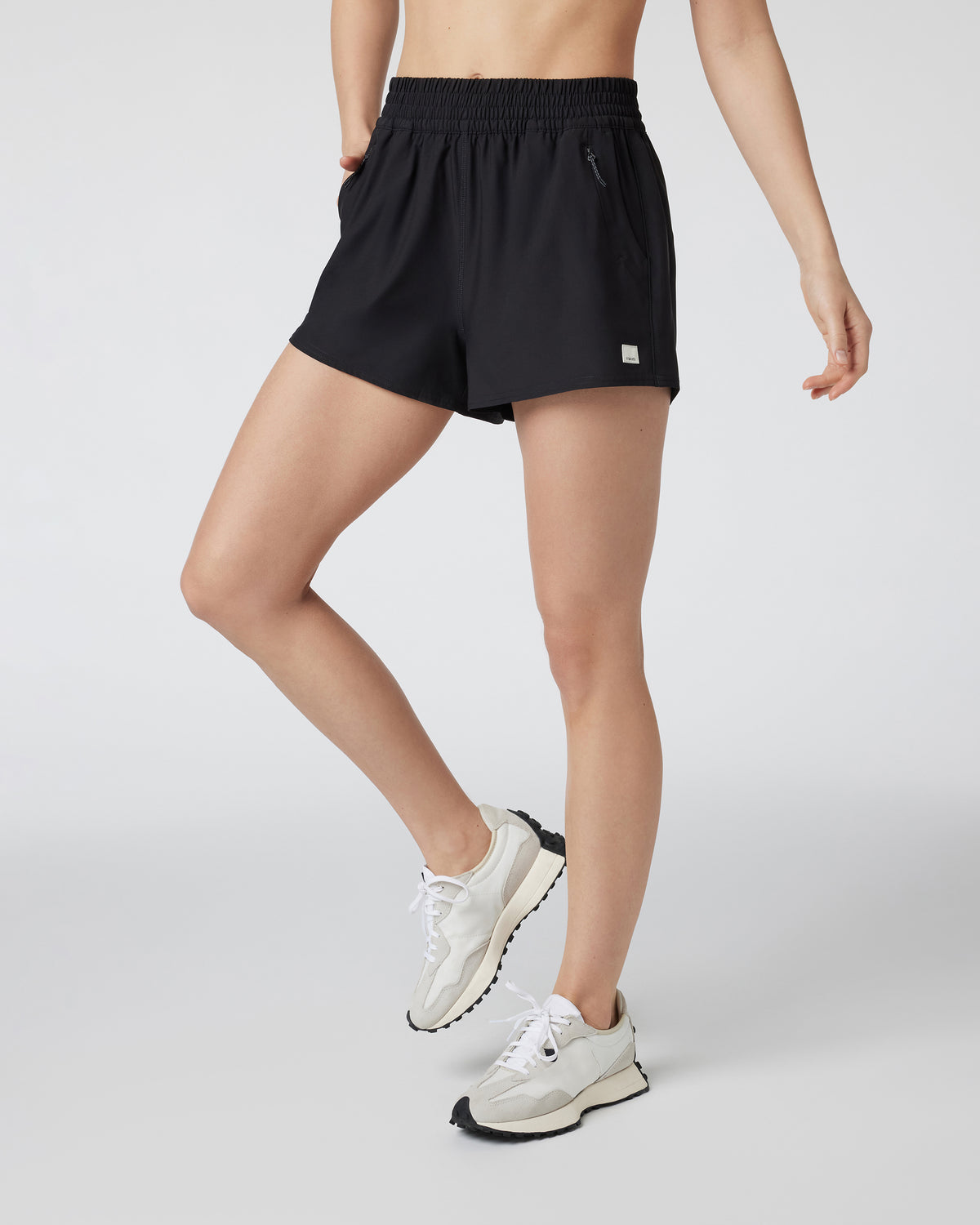 Women Vuori Dash Short 2.0 Women's Black Running Shorts