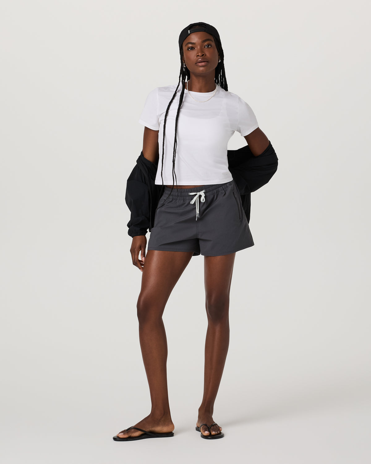 Women Vuori Birch Short Vintage Black