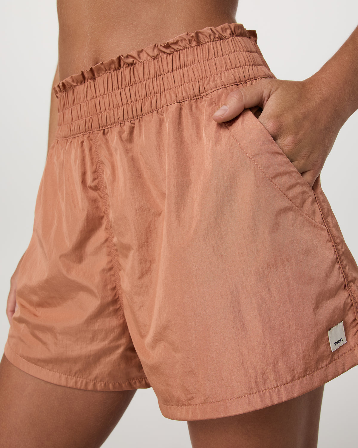 Women Vuori Dash Elevate Short Women's Desert Peach Fitness Shorts