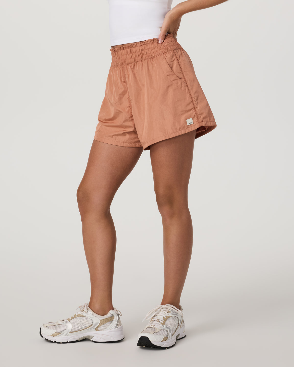 Women Vuori Dash Elevate Short Women's Desert Peach Fitness Shorts