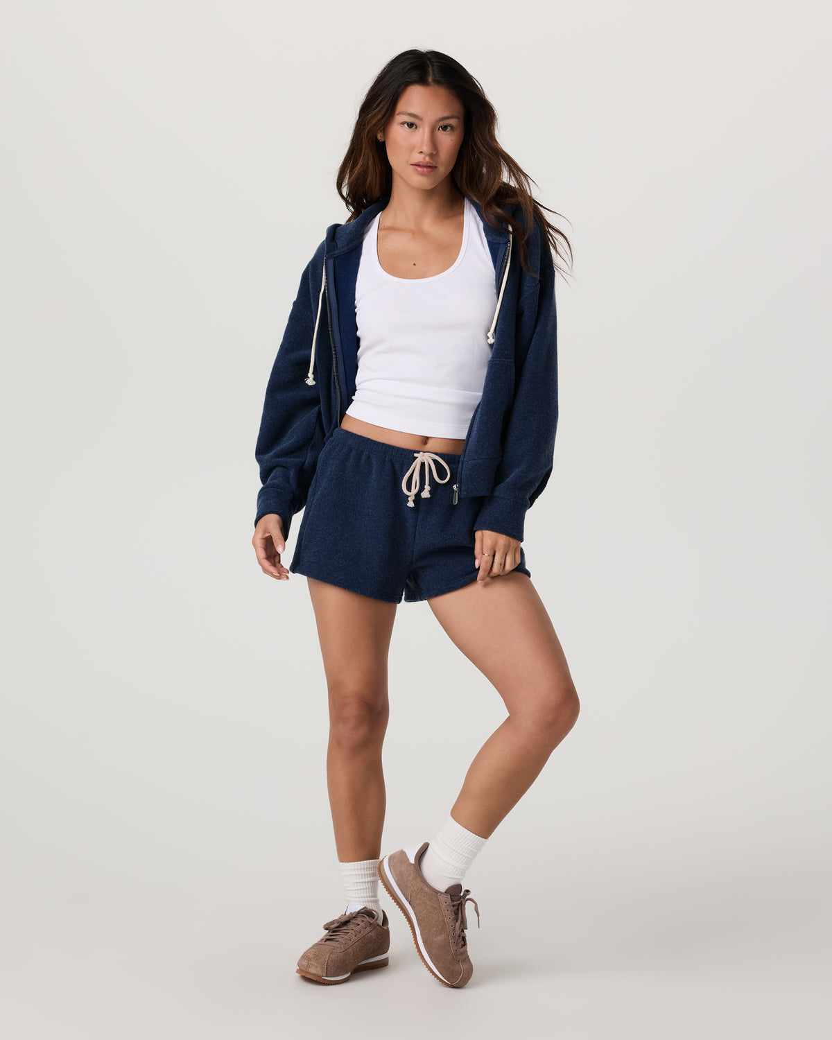 Women Vuori Beach Fleece Short Women's Blue Coast Relaxed Short