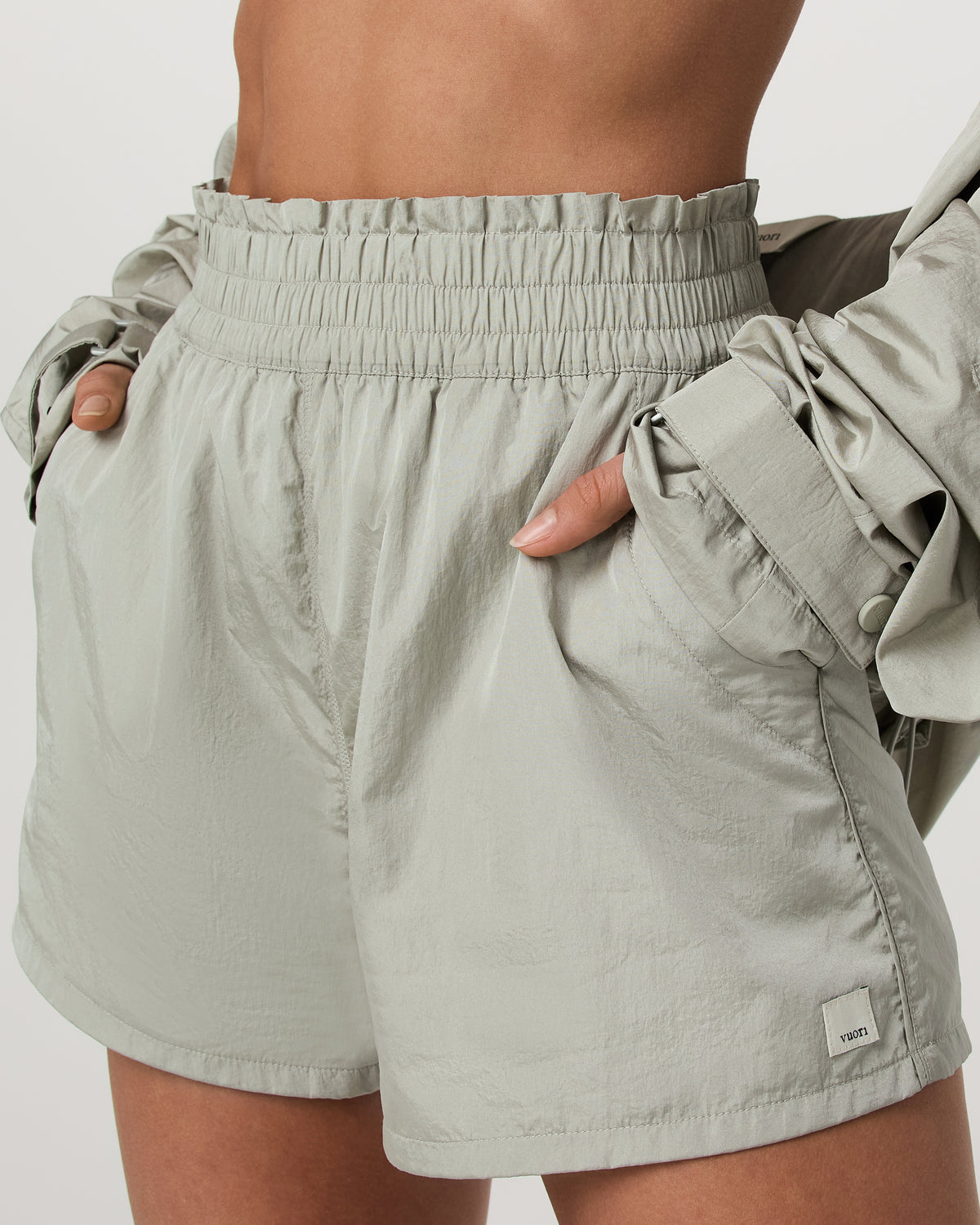 Women Vuori Dash Elevate Short Women's Talc Fitness Shorts
