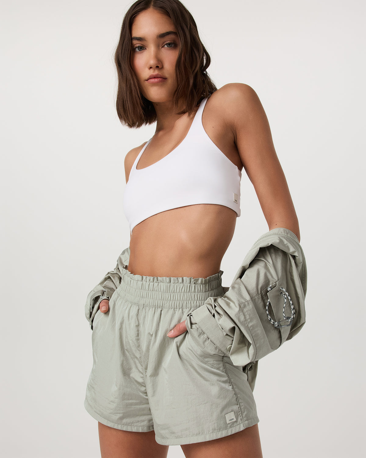 Women Vuori Dash Elevate Short Women's Talc Fitness Shorts